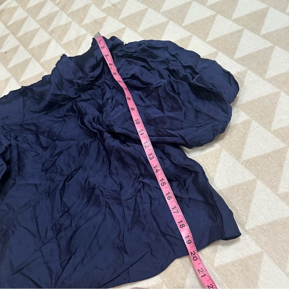 Tanya Taylor
Women's Blue Georgia Satin One-Shoulder Top - Picture 5 of 6